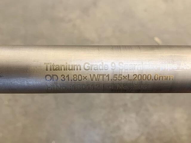 Titanium Grade 9 Pipe