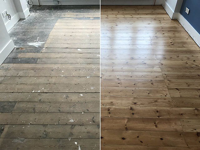 Floor Restoration Before & After