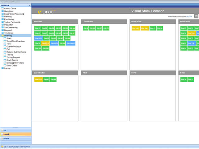 Visual Stock Location Management
