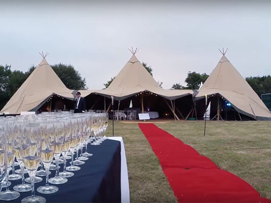 Professional Tipis for Hire