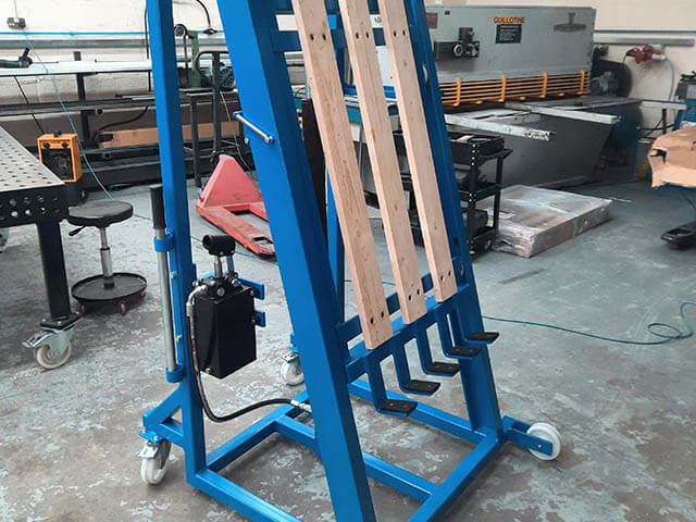 Bespoke Hydraulic Lifting Trolley