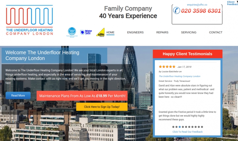 Main image for The Underfloor Heating Company London - Repair, Service Engineers