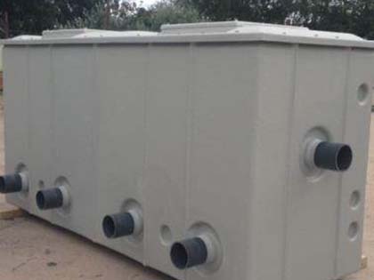GRP Water Tank with Spigot Pipes