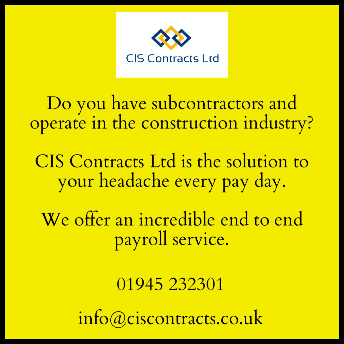 Main image for CIS Contracts Ltd