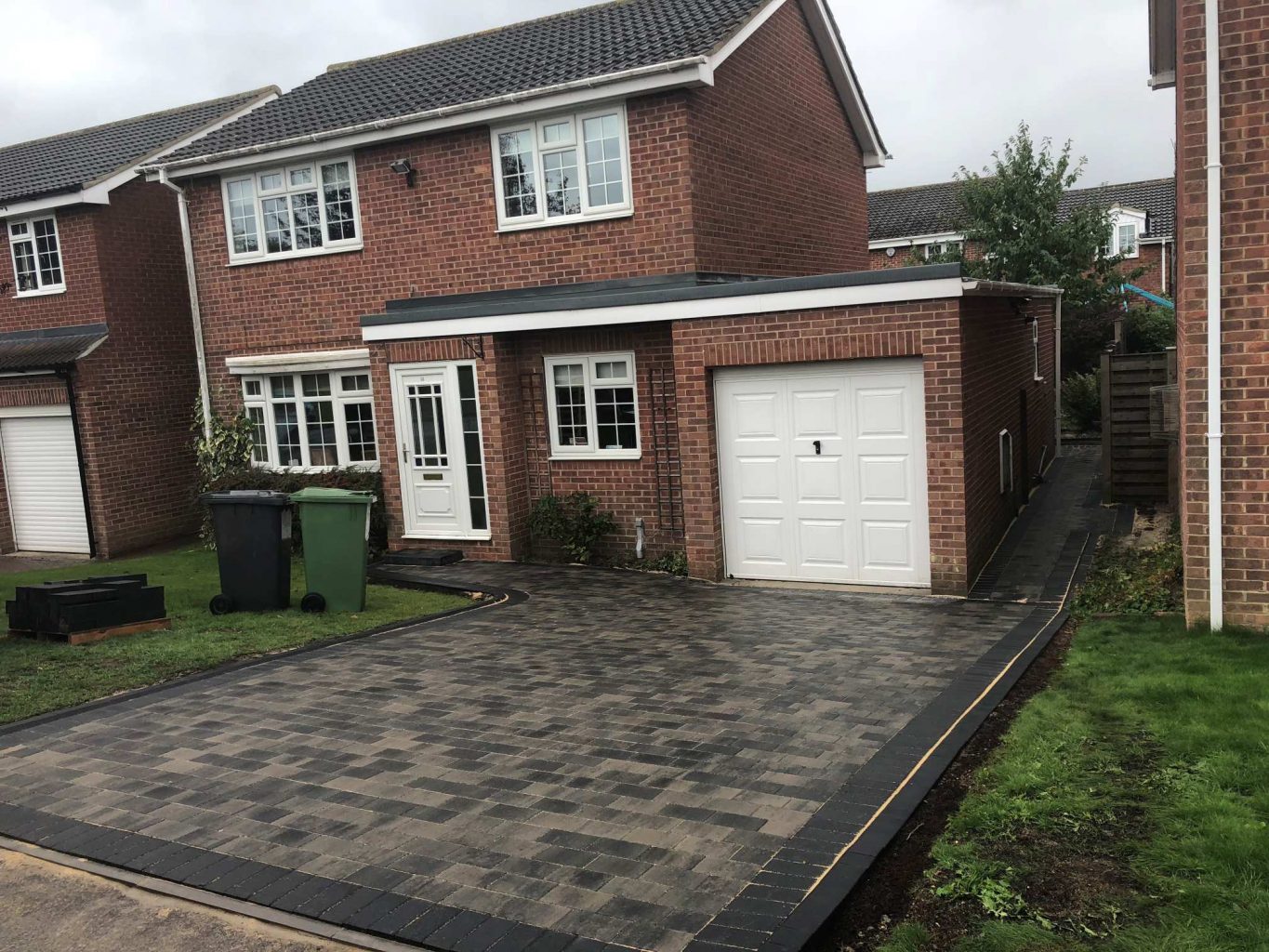 Driveway installed by Peterborough Block Paving Co