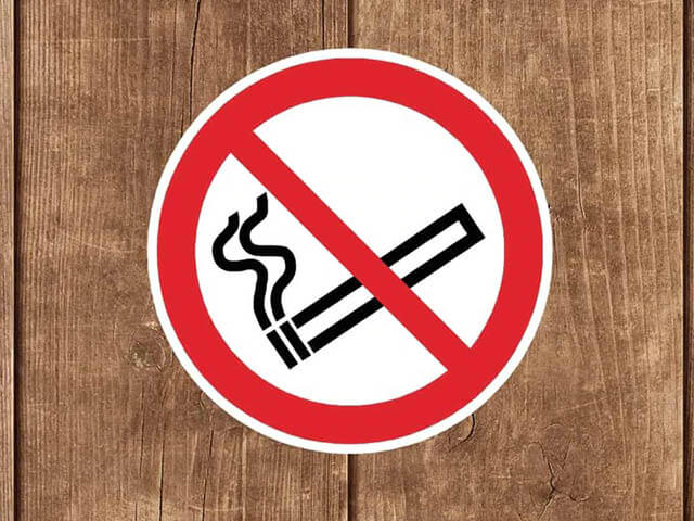 No Smoking Signs