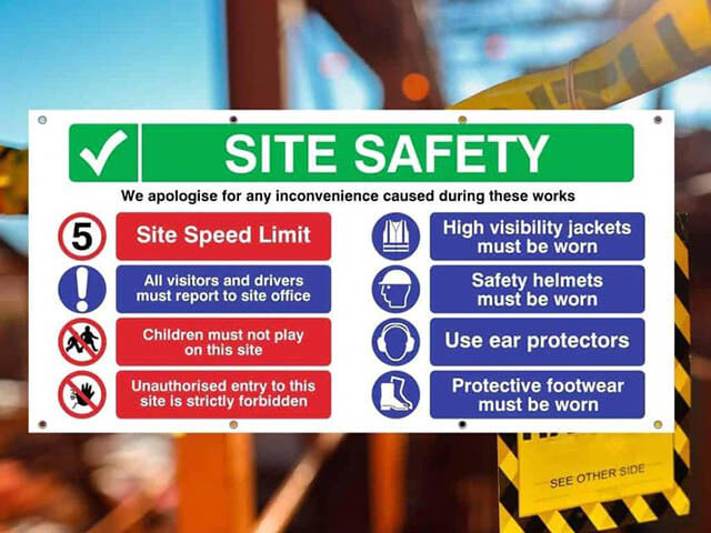 Site Safety Banners