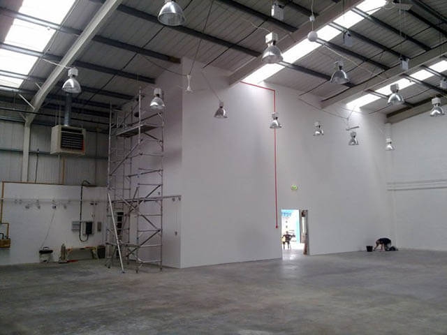 Jumbo Stud Partitioning Installation