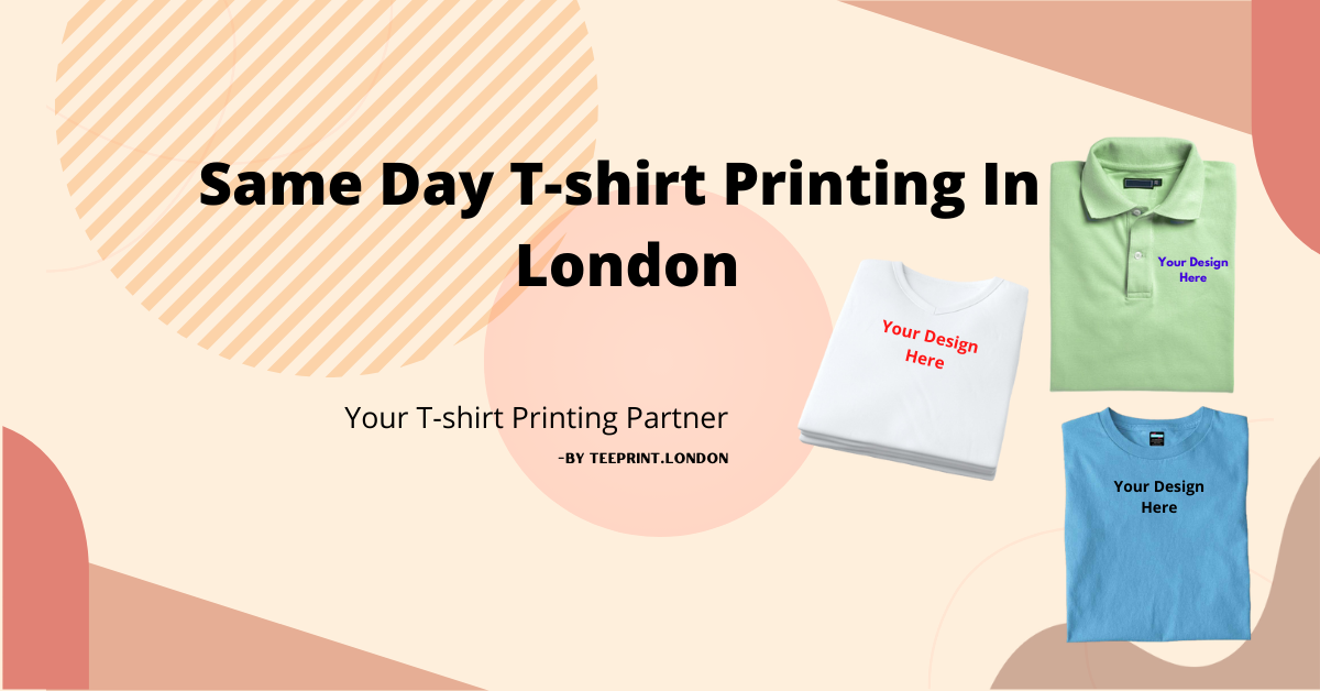 Same day t shirt printing london sale