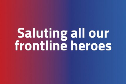 Saluting all our frontline heroes