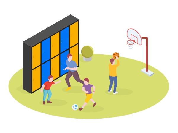 Sporting Event Lockers