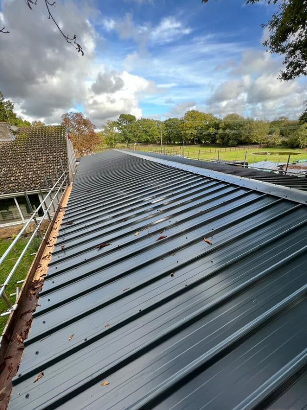 Roof cladding installation