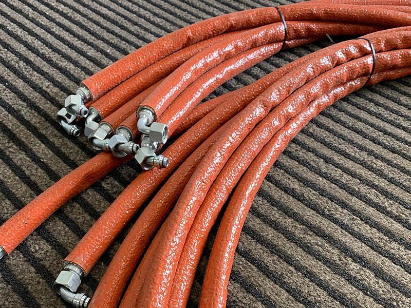 5,000psi Hoses with FireMaster Sleeving