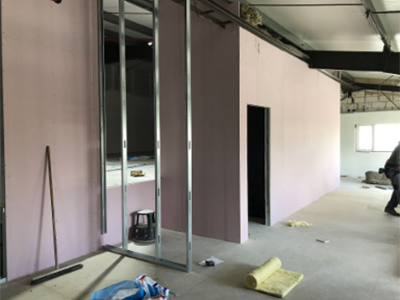 Office Partitioning Installation