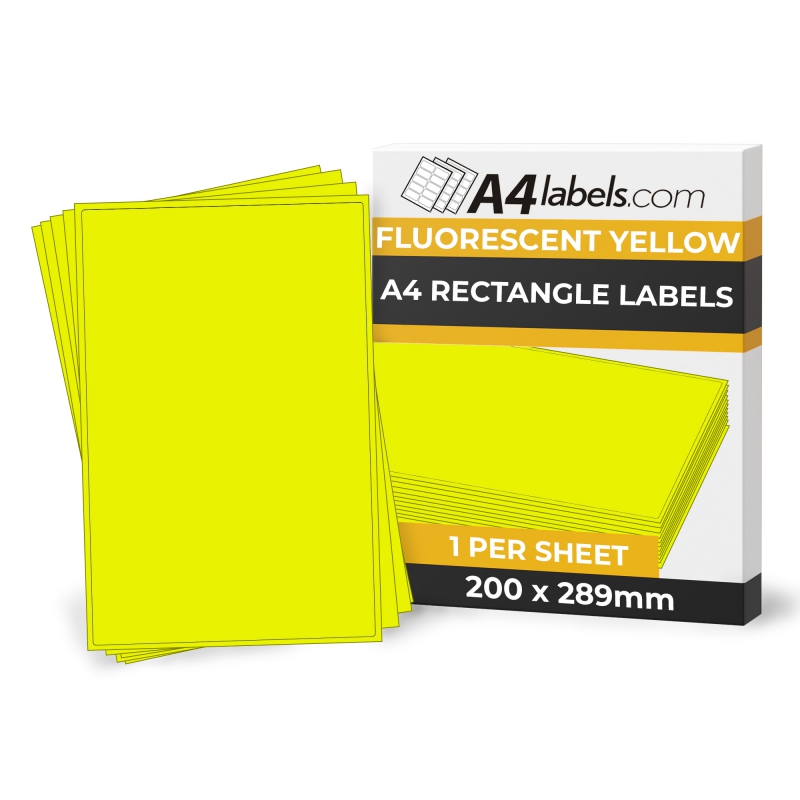 Fluorescent Paper Labels (Multiple Colours)