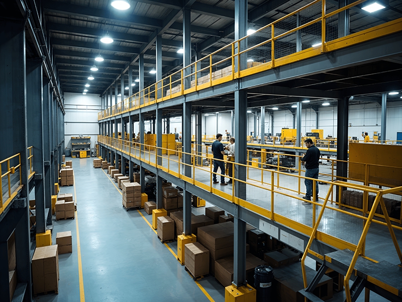 Multi-Tier Warehouse Mezzanines