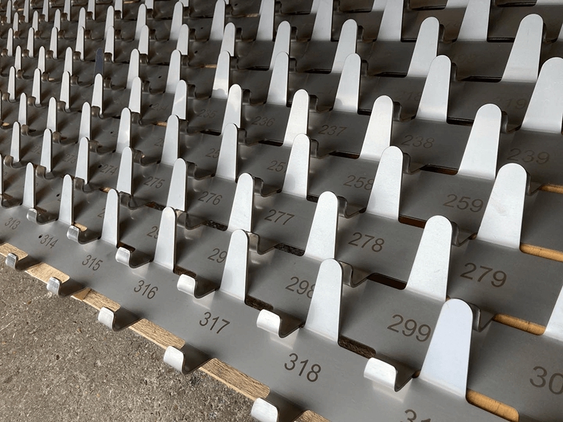 Sequentially Numbered Laser Engraving