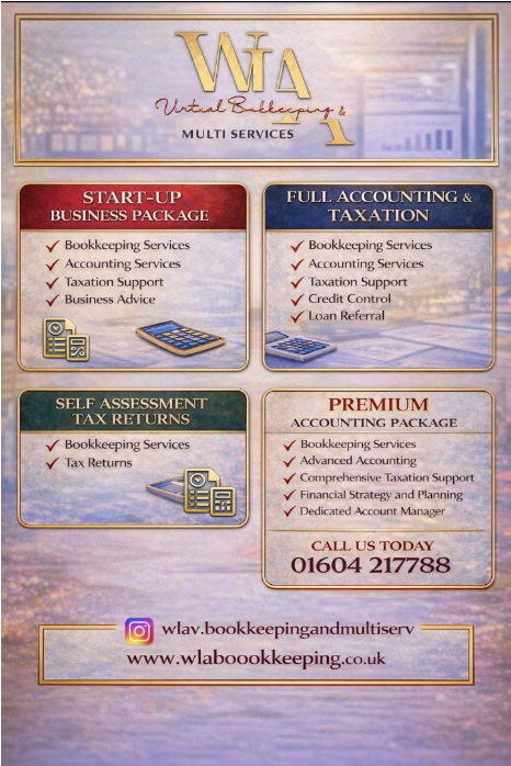 Main image for WLA Virtual Bookkeeping & Multiservices Ltd 