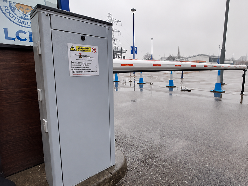 Leicester Football Club Car Park Barrier