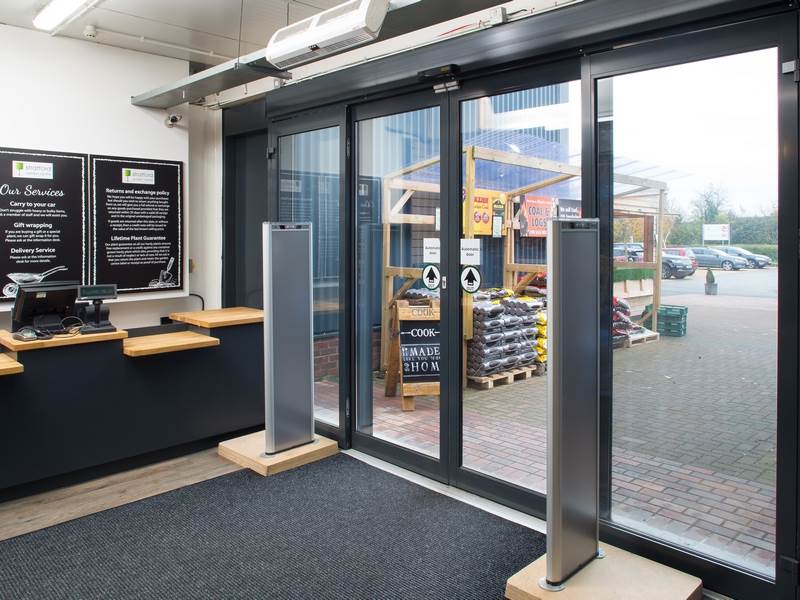 Axis Doors Improve Access at Stratford Garden Centre 