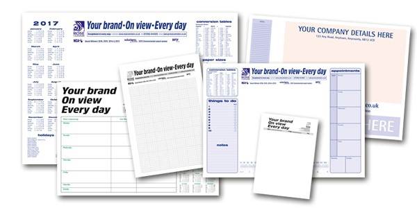 2019 Desk Pads, varied sizes
