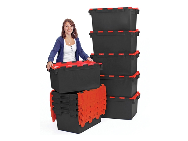 Large 80 Litre Plastic Storage and Moves Crates