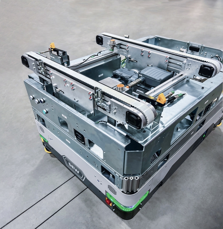 Belt Conveyor Seamlessly Integrated into AGV From SEW-EURODRIVE