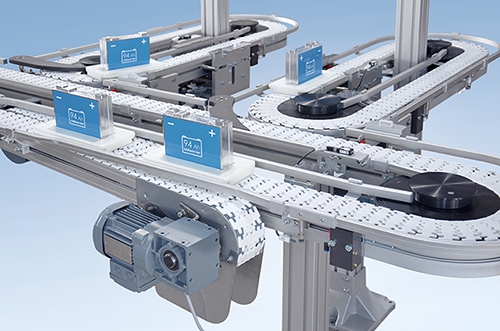 The new flat top chain conveyor system 'Versaflex'