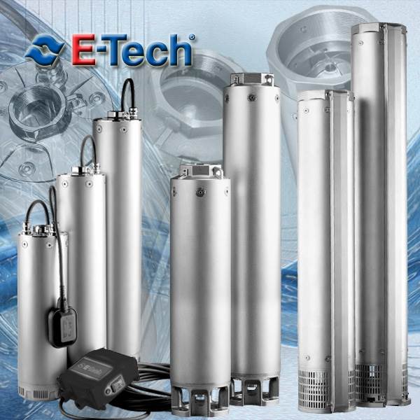 Etech Franklin Stainless Steel Borehole Pumps 