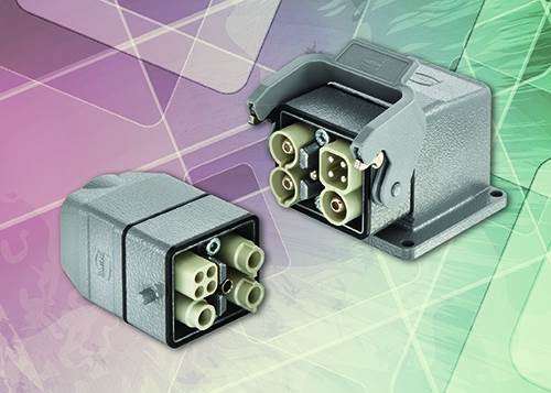Han-Modular® Twin angular housing is ideal for motor connection