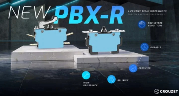 Crouzet PBX-R Positive-Action Microswitch