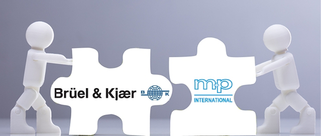 Cooperation between Brüel & Kjaer and m+p international