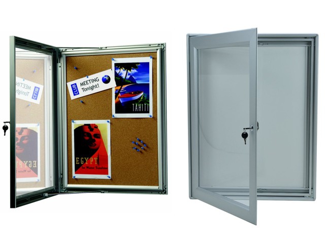 External notice boards for outdoor