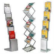 Folding brochure stands