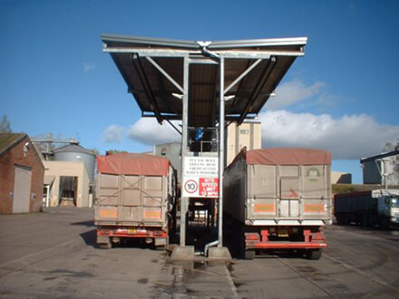 Lorry Sheeting Gantries