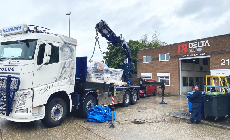 New Cutting-Edge Machinery arrives at Delta Rubber Limited 