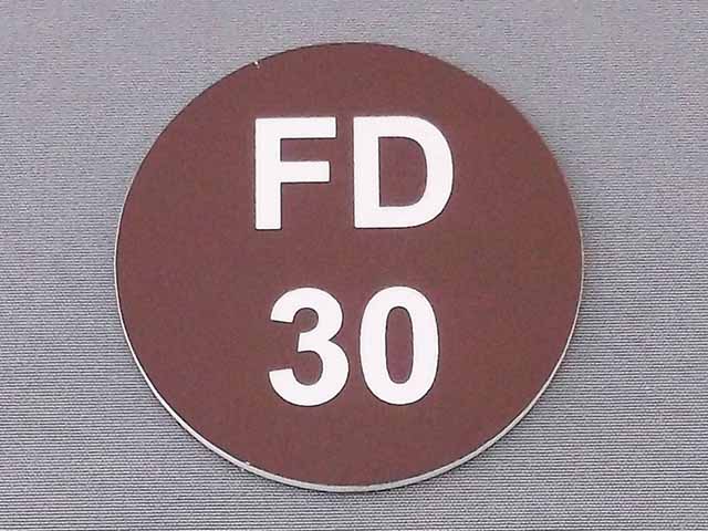 Fire Door Labels