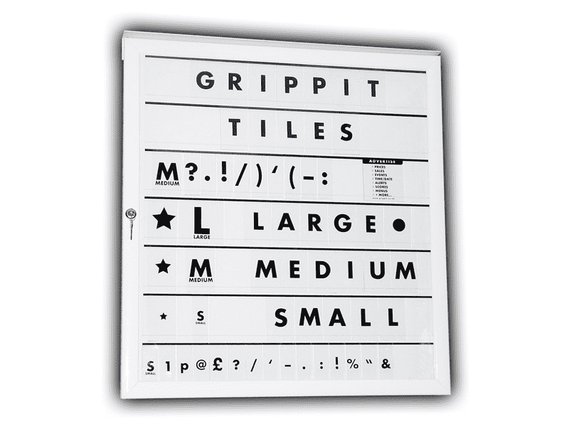 Grip Tile Sign - Magnetic Boards