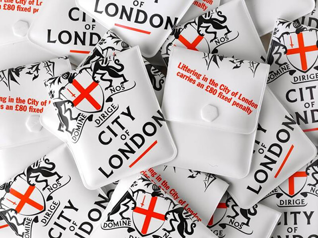 City of London Minibin pocket ashtray