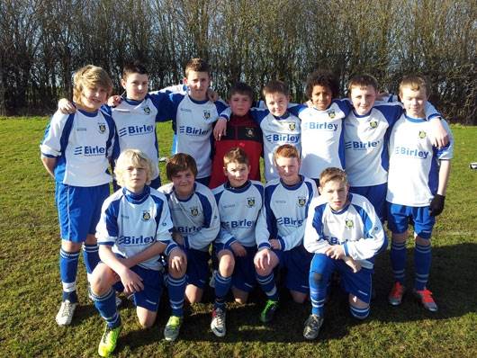 BIRLEY SPONSORS LOCAL UNDER NINES FOOTBALL TEAM