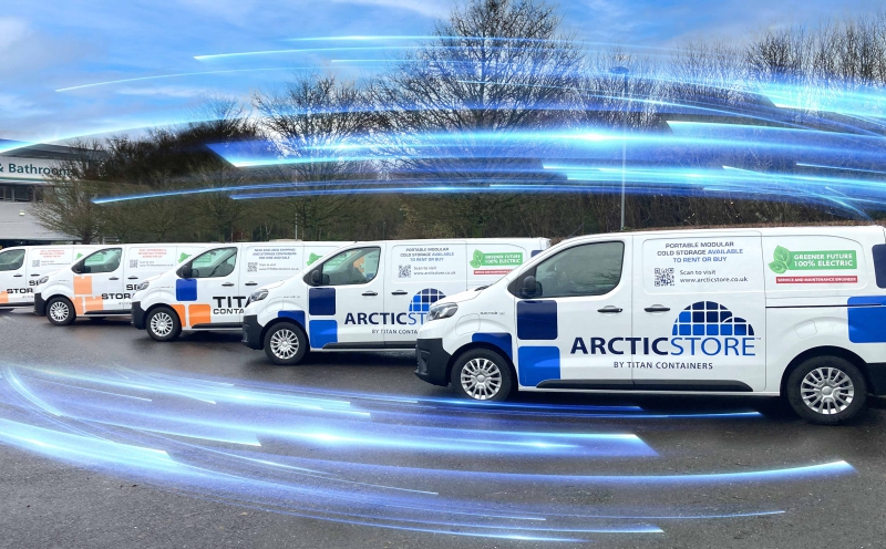 TITAN Expands Fleet with the Arrival of 12 New Electric Vans