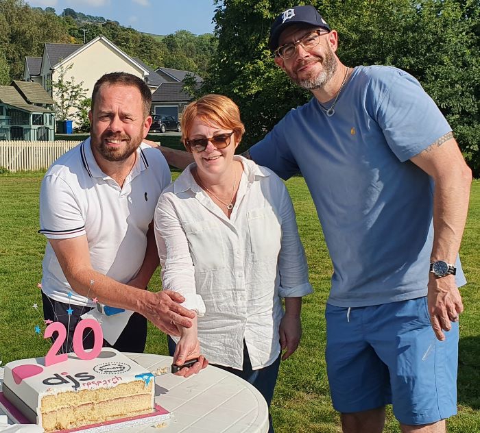 DJS celebrates becoming employee-owned at 20th birthday party!