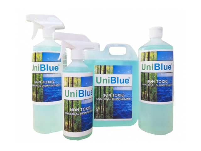 UniBlue: Non-Toxic Universal Disinfection