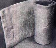 Ceramic Fibre Blanket enclosed in knitted mesh