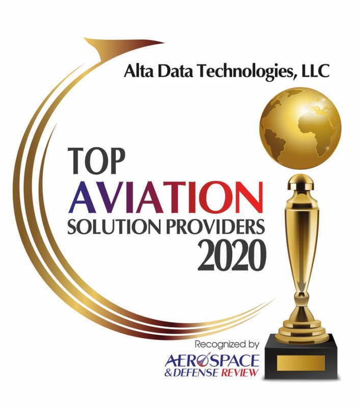 Alta Data Technologies Recognised as a Top Aviation Solutions Supplier 2020