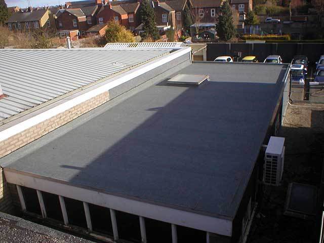 After Felt Roof Installation