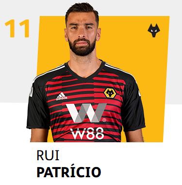 RUI PATRICIO  2019 WOLVES PLAYER SPONSOR