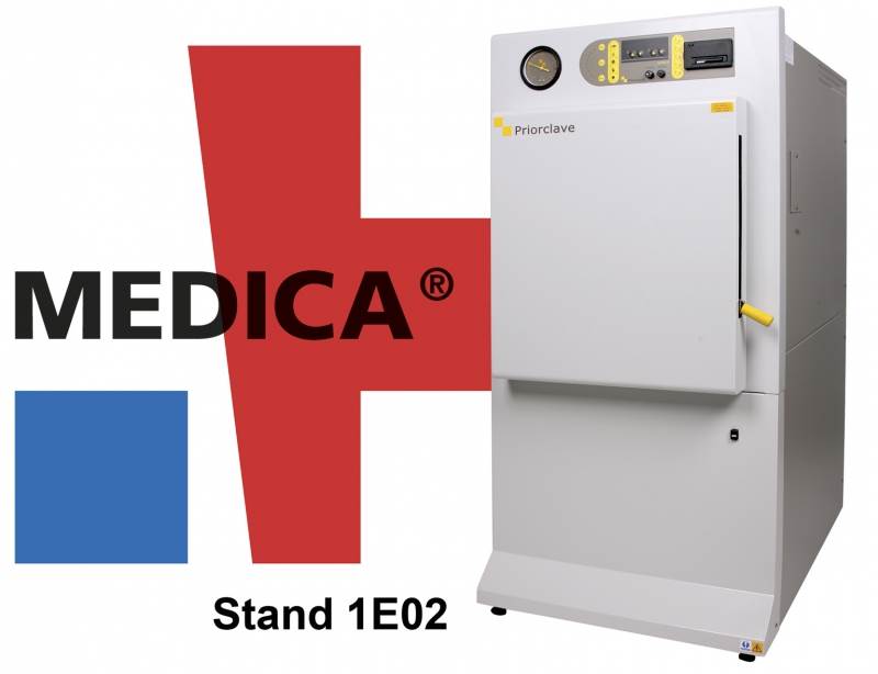 Priorclave Features Energy Efficient Autoclaves at Medica* 