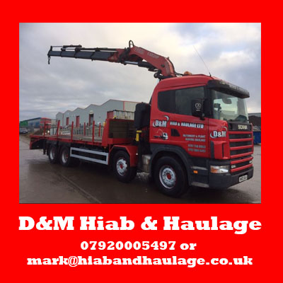 D&M Hiab and Haulage Logo