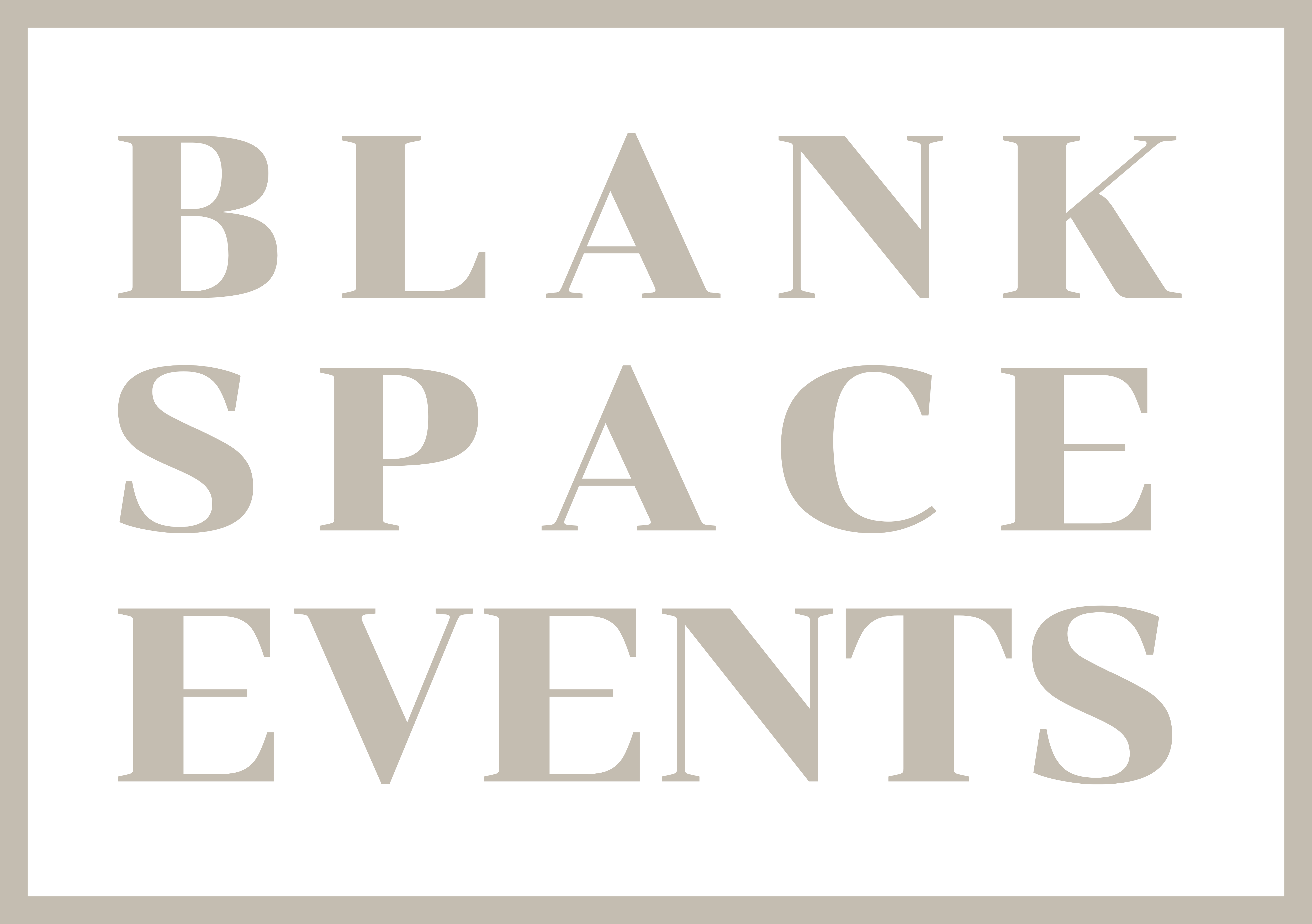 Blank Space Events